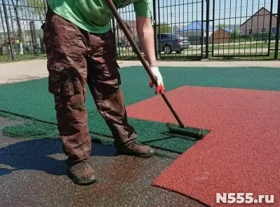 Мягкие покытия резиновая крошка