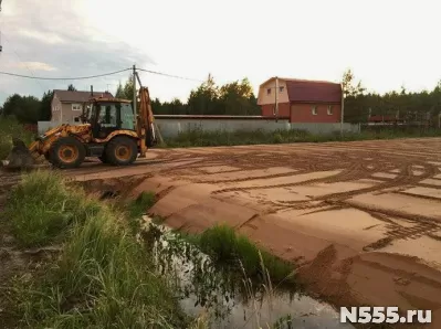 Отсыпка участка и обратная засыпка грунтом